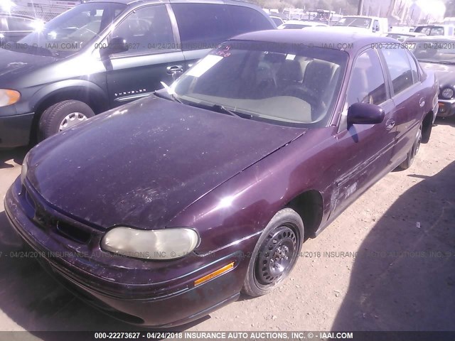 1G3NB52M2X6322434 - 1999 OLDSMOBILE CUTLASS GL PURPLE photo 2
