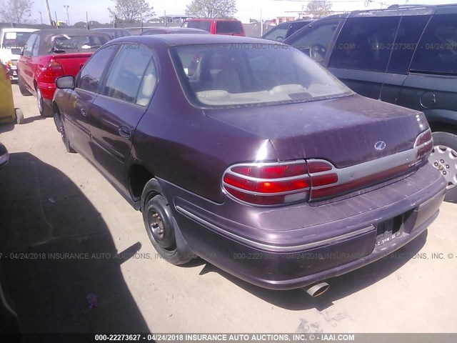 1G3NB52M2X6322434 - 1999 OLDSMOBILE CUTLASS GL PURPLE photo 3