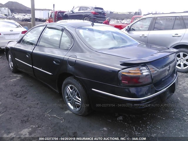 1G2HX54KXY4293163 - 2000 PONTIAC BONNEVILLE SE BLACK photo 3