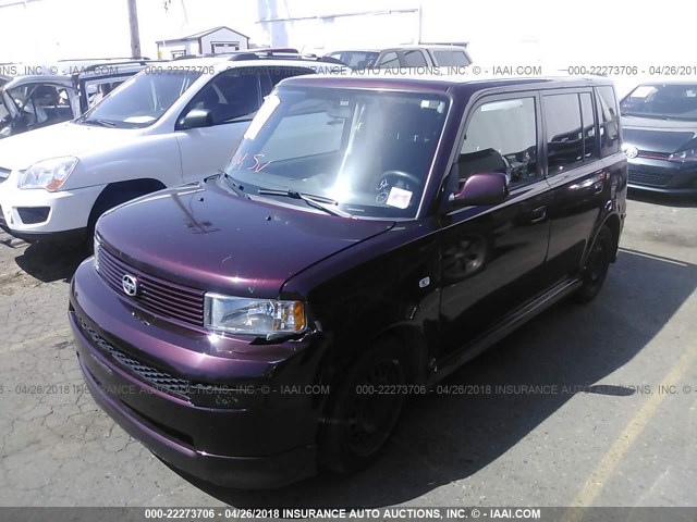 JTLKT324654009548 - 2005 TOYOTA SCION XB 勃艮第红 照片 2