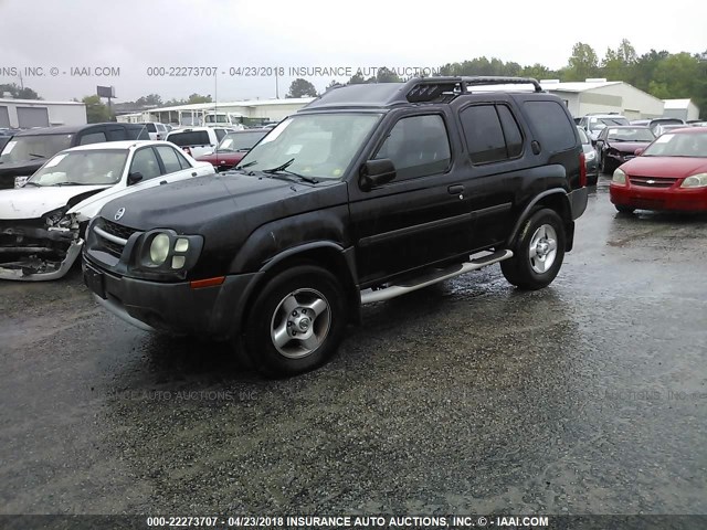 5N1ED28T53C702737 - 2003 NISSAN XTERRA XE/SE BLACK photo 2