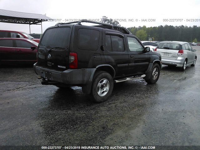 5N1ED28T53C702737 - 2003 NISSAN XTERRA XE/SE BLACK photo 4