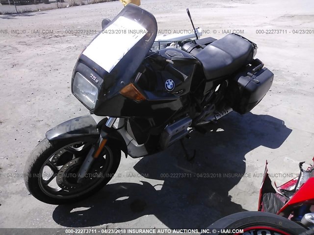 WB1057204H0150404 - 1987 BMW K75 S Черный фото 2