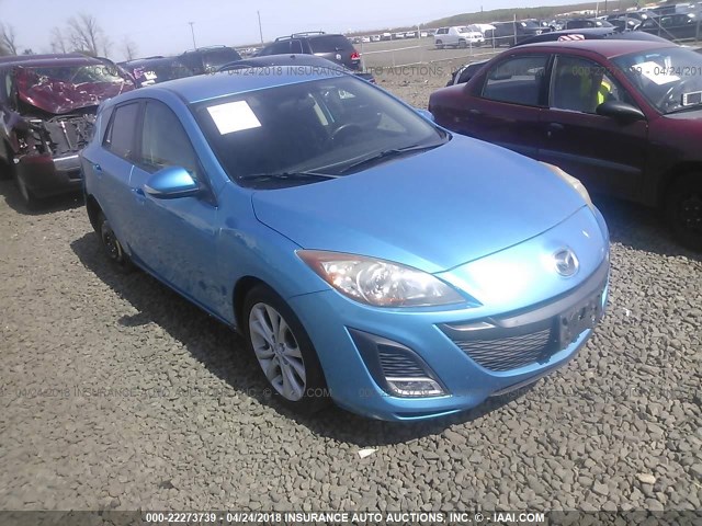 JM1BL1H63A1127559 - 2010 MAZDA 3 S BLUE photo 1