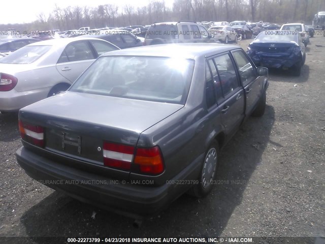 YV1JS8835R1163109 - 1994 VOLVO 940 GRAY photo 4