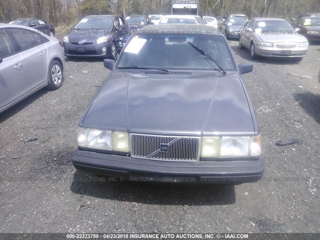 YV1JS8835R1163109 - 1994 VOLVO 940 GRAY photo 6