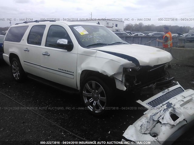 1GNFK363X9R170101 - 2009 CHEVROLET SUBURBAN K1500 LTZ CREAM photo 1