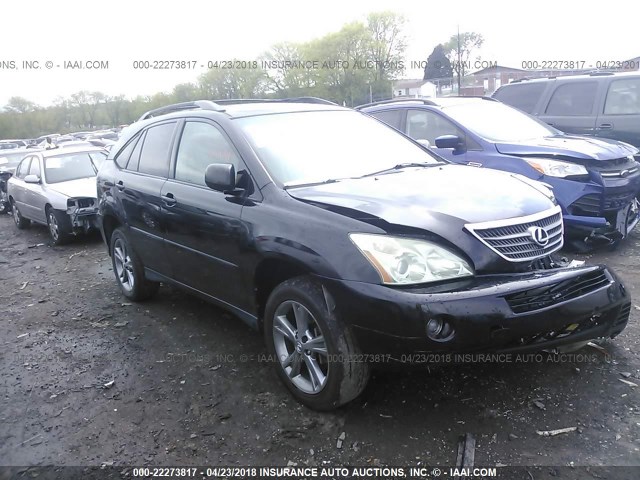 JTJHW31U260015772 - 2006 LEXUS RX 400 BLACK photo 1