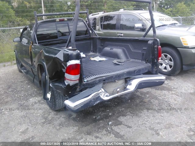 1B7GL22Y4WS613742 - 1998 DODGE DAKOTA BLACK photo 3