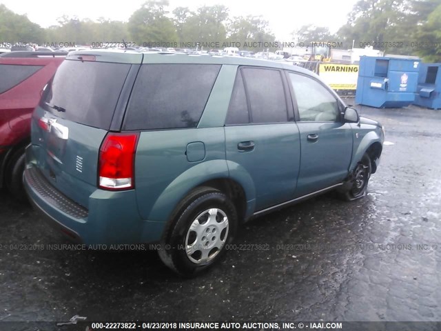 5GZCZ33DX6S867873 - 2006 SATURN VUE GREEN photo 4