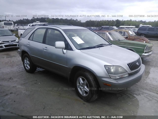 JT6HF10U8Y0135871 - 2000 LEXUS RX 300 SILVER photo 1