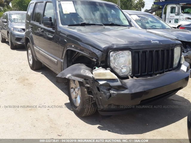 1J4PP2GK9BW539210 - 2011 JEEP LIBERTY SPORT GRAY photo 6