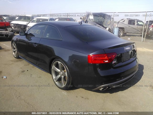 WAUCGAFR6EA037850 - 2014 AUDI S5 PREMIUM PLUS Dark Blue photo 3