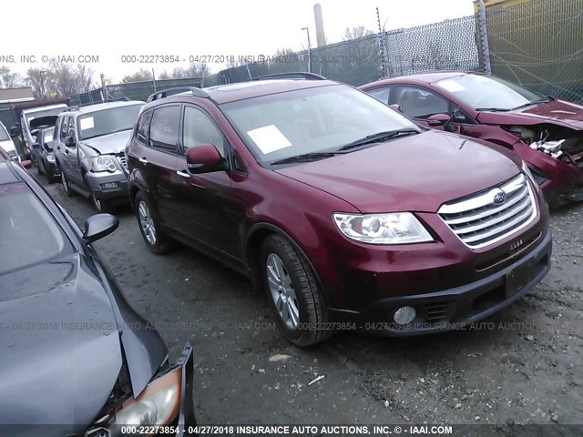 4S4WX90D594402255 - 2009 SUBARU TRIBECA LIMITED MAROON photo 1