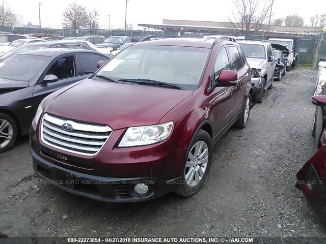 4S4WX90D594402255 - 2009 SUBARU TRIBECA LIMITED MAROON photo 2