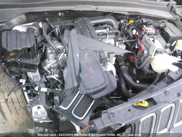 ZACCJAAB5HPF79217 - 2017 JEEP RENEGADE SPORT Մոխրագույն լուսանկար 10