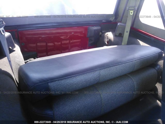 1J4FY29P3XP451238 - 1999 JEEP WRANGLER / TJ SE RED photo 8