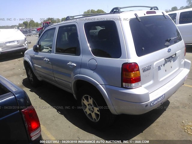 1FMCU04113KC34768 - 2003 FORD ESCAPE LIMITED SILVER photo 3