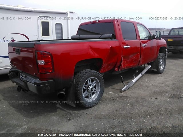 1GC1KYE88BF128899 - 2011 CHEVROLET SILVERADO K2500 HEAVY DUTY LTZ RED photo 4