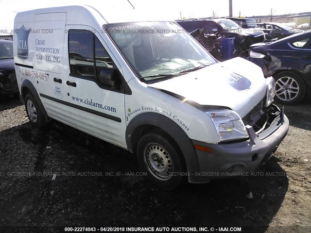 NM0LS7AN6DT163666 - 2013 FORD TRANSIT CONNECT XL WHITE photo 1