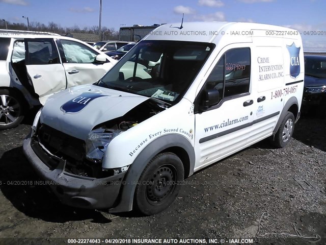 NM0LS7AN6DT163666 - 2013 FORD TRANSIT CONNECT XL WHITE photo 2