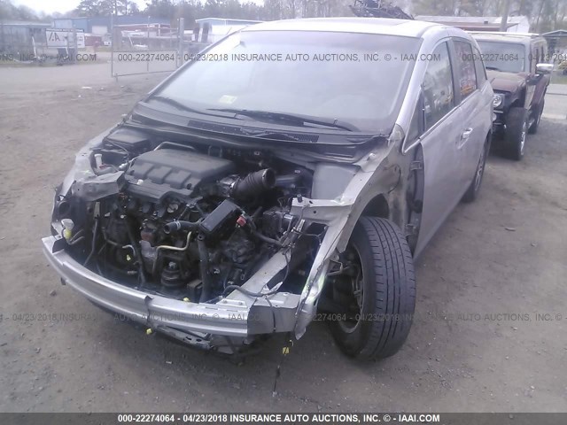 5FNRL5H69BB097241 - 2011 HONDA ODYSSEY EXL ვერცხლისფერი ფოტო 6