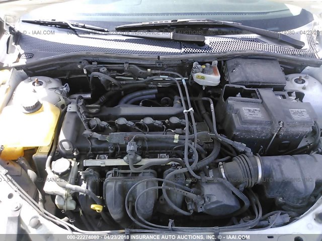 1FAFP34N67W234833 - 2007 FORD FOCUS ZX4/S/SE/SES 白色 照片 10