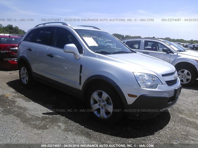 3GNAL2EK8DS535455 - 2013 CHEVROLET CAPTIVA LS SILVER photo 1