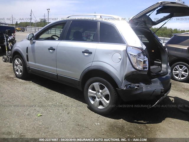 3GNAL2EK8DS535455 - 2013 CHEVROLET CAPTIVA LS 银色 照片 3