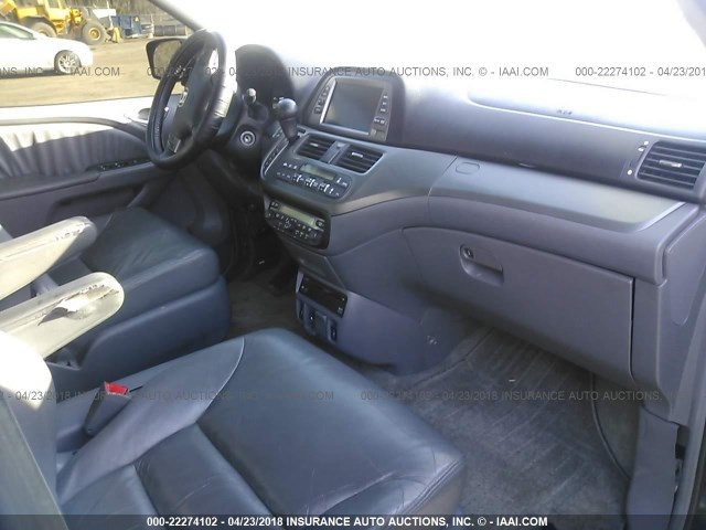 5FNRL38706B096823 - 2006 HONDA ODYSSEY EXL ლურჯი ფოტო 5