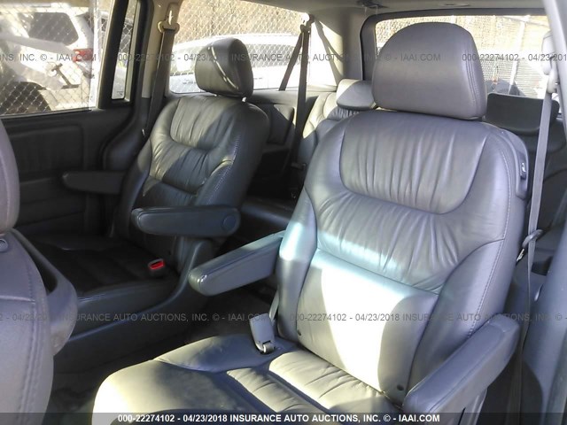 5FNRL38706B096823 - 2006 HONDA ODYSSEY EXL BLUE photo 8