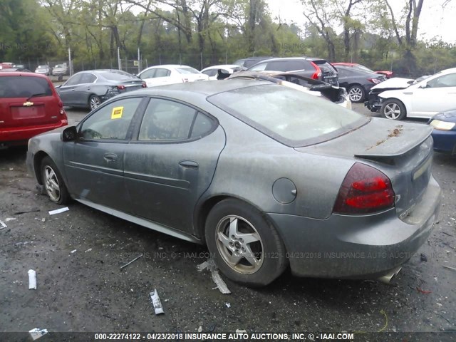 2G2WP522441369136 - 2004 PONTIAC GRAND PRIX GT GRAY photo 3