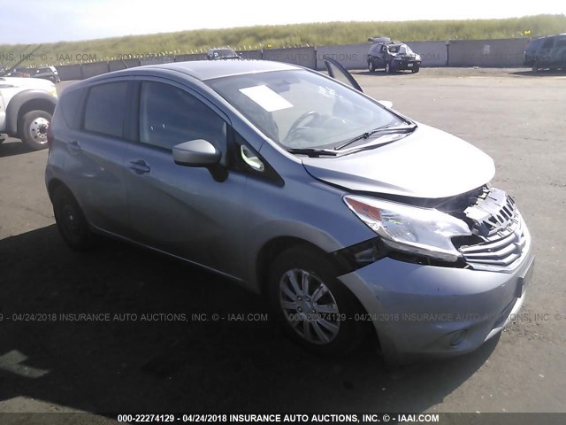 3N1CE2CP9FL358585 - 2015 NISSAN VERSA NOTE S/S PLUS/SV/SL/SR SILVER photo 1