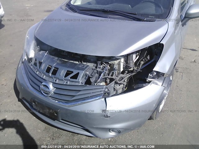 3N1CE2CP9FL358585 - 2015 NISSAN VERSA NOTE S/S PLUS/SV/SL/SR SILVER photo 6