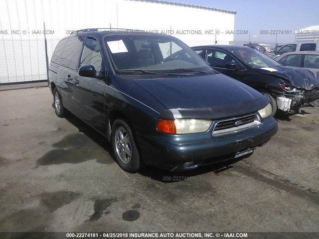 2FMZA5141WBC21841 - 1998 FORD WINDSTAR WAGON Dark Blue photo 1