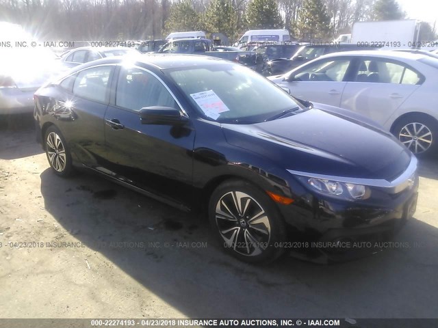 19XFC1F74GE208346 - 2016 HONDA CIVIC EXL BLACK photo 1