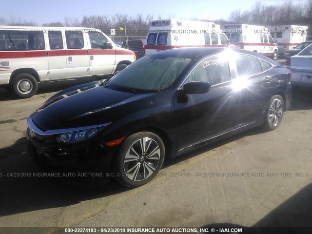 19XFC1F74GE208346 - 2016 HONDA CIVIC EXL BLACK photo 2