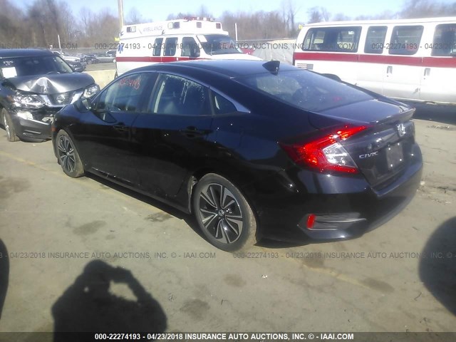 19XFC1F74GE208346 - 2016 HONDA CIVIC EXL BLACK photo 3