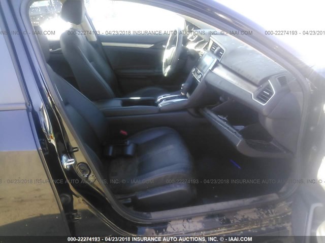 19XFC1F74GE208346 - 2016 HONDA CIVIC EXL BLACK photo 5