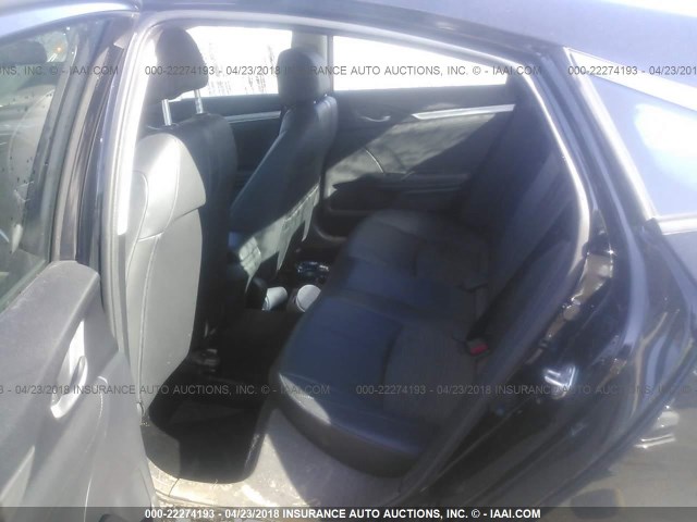19XFC1F74GE208346 - 2016 HONDA CIVIC EXL BLACK photo 8