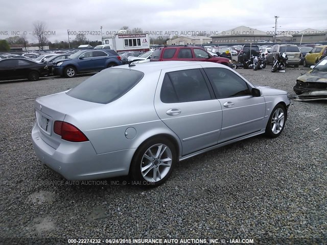 YS3EH49G663510827 - 2006 SAAB 9-5 AERO SILVER photo 4