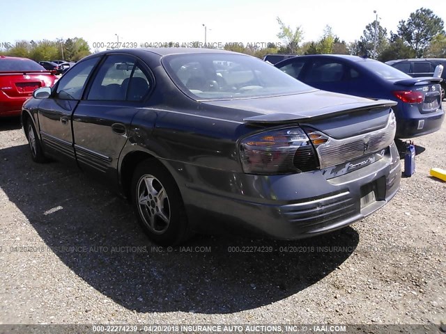 1G2HX54K124196117 - 2002 PONTIAC BONNEVILLE SE GRAY photo 3