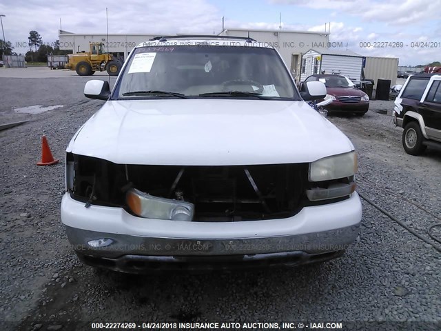 1GKEC16Z13J341550 - 2003 GMC YUKON XL C1500 WHITE photo 6