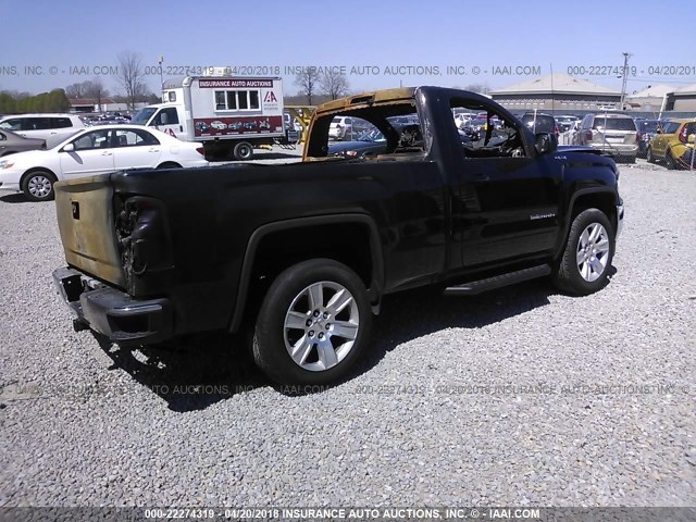 1GTN2MEC6HZ384271 - 2017 GMC SIERRA K1500 SLE BLACK photo 4