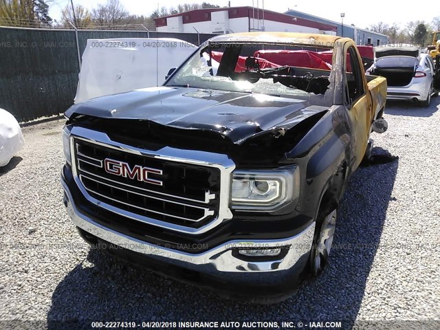 1GTN2MEC6HZ384271 - 2017 GMC SIERRA K1500 SLE BLACK photo 6