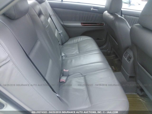 4T1BE30K13U679217 - 2003 TOYOTA CAMRY LE/XLE/SE SILVER photo 8