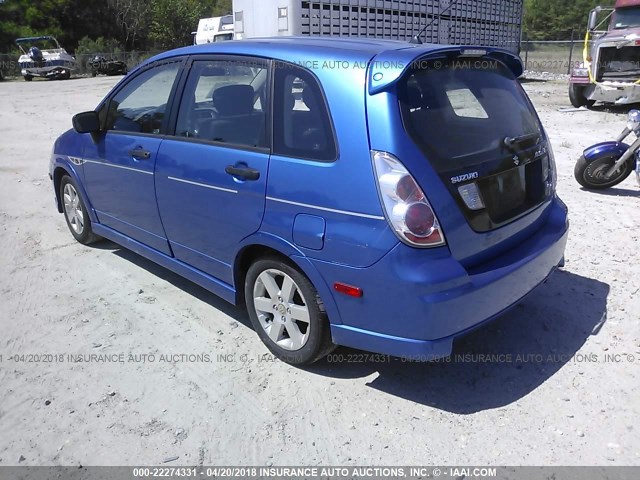 JS2RC62H465350365 - 2006 SUZUKI AERIO BLUE photo 3