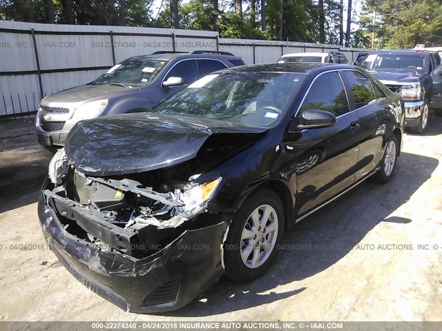 4T1BF1FK4DU637957 - 2013 TOYOTA CAMRY L/SE/LE/XLE 黑色 照片 2