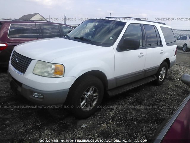 1FMEU15W83LA00243 - 2003 FORD EXPEDITION XLT 白色 照片 2