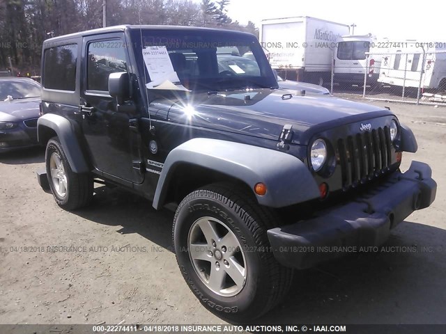 1J4AA2D13BL542494 - 2011 JEEP WRANGLER SPORT BLACK photo 1